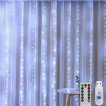 Curtain Lights USB Powered 8 Modes Indoor Home Decoration for Wall Window Party