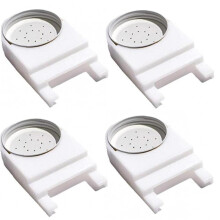 4 Pack Front Entrance Honey Bee Feeder Set, Spill‑Resistant Cups for Water and Sugar Syrup Beekeeping Supplies