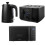 Salter Salter 1.7L Kettle 4Slice Toaster Microwave Set Kitchen Rapid Boil Black 1