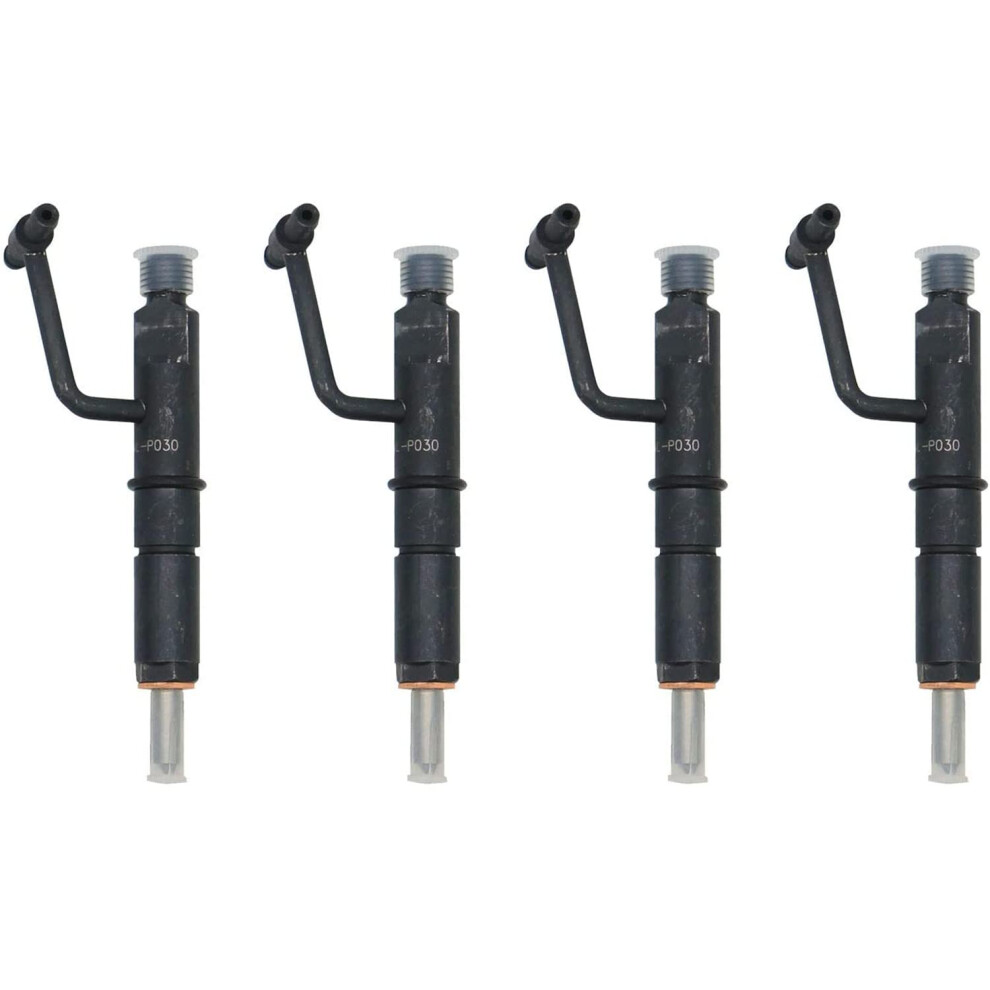 6646906 Fuel Injectors Set For 4Jb1 Diesel Engine, Fits Bobcat 843 853 1213 960 2060 Loader, 4Pcs Direct Replacement 9073542875451