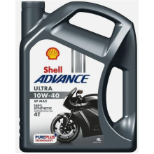 Shell Advance 4T Ultra 10W40 Motorcycle Oil 4L