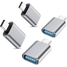 4er-Pack USB-C-auf-USB-3.0-Adapter – Hochgeschwindigkeits-Daten- und Ladekonverter Silver