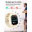 Smart watch with full touch screen, call, message reminder, music control and other functions, compatible with iPhone/android 10