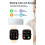 Smart watch with full touch screen, call, message reminder, music control and other functions, compatible with iPhone/android 8