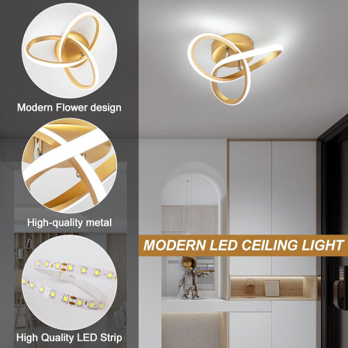 25cm 22W LED Ceiling Light , 6000K Cool White 2