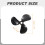 40mm 3Blade RC Boat Propeller CW Rotation 4mm Shaft Precise Fit Model  Replacement 2