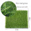 Chicken Nesting Pads 12x12 4 Pack, Washable Reusable Thick Artificial Grass Nest Box Liners for Hens 2