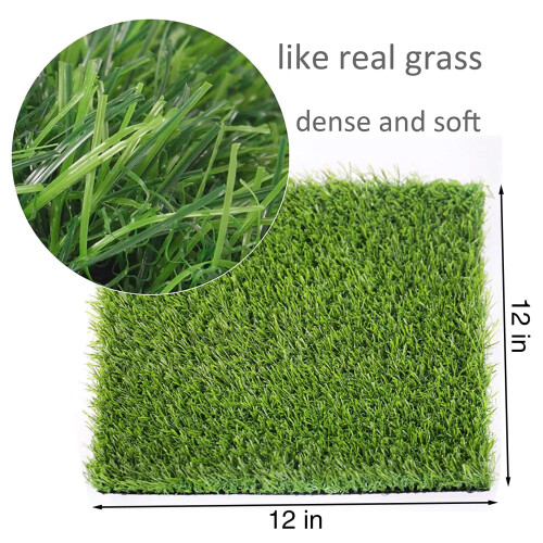 Chicken Nesting Pads 12x12 4 Pack, Washable Reusable Thick Artificial Grass Nest Box Liners for Hens 1