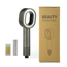 Fragrance Shower Head with Carbon Fiber Filter Element Beauty Showerhead Compatible With Hair & Skin Care Shower Head Paper Box