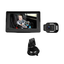 Compatible WithCar Baby Camera,4.3inch HD Night Vision Baby Car Camera Display, Backseat Car Camera Compatible With Baby with