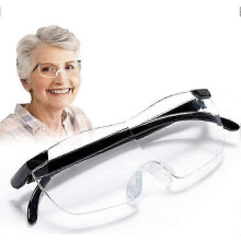 Low Vision Aid Magnifying Glasses, High Magnification Compatible With Senior