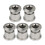 Chainring Bolts, 5Pcs Durable Lightweight Single Double Triple Chainring Bolts 1