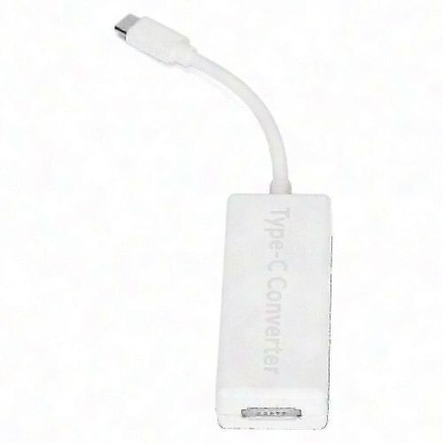 MagSafe 2/1 to USB-C Adapter Compatible With MacBook, Switch, Phones, Notebooks (White)