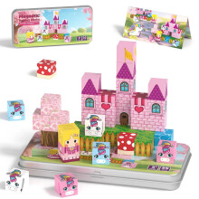 Mini Magnetic Blocks – 35 PCS with Iron Storage Box – STEM Travel Toy for Ages 4-8 – Unicorn Design – Great Gift for Kids