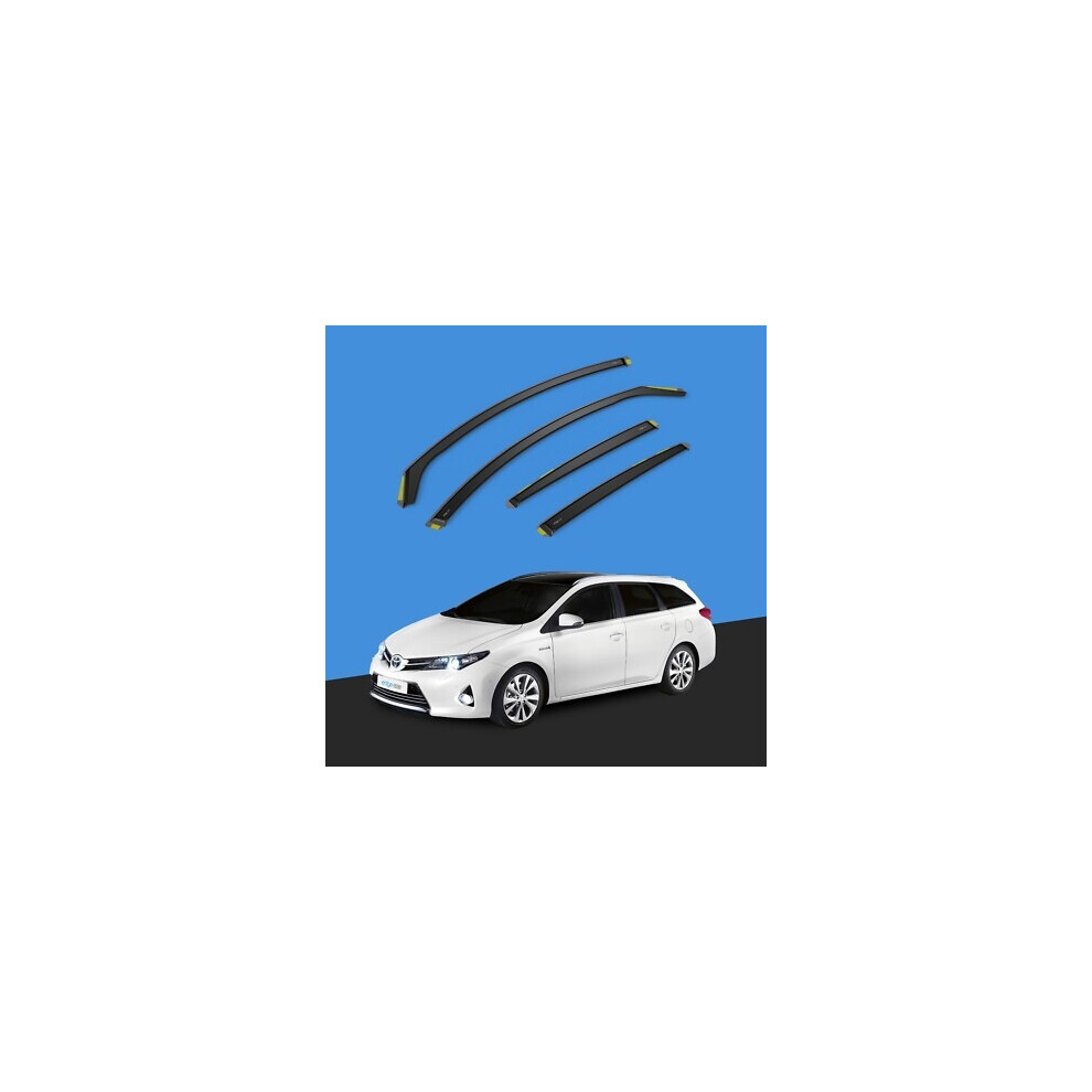 Toyota Auris Mk2 20132018 5 Door Touring Estate Wind Deflectors 4Pc Tinted 17337250