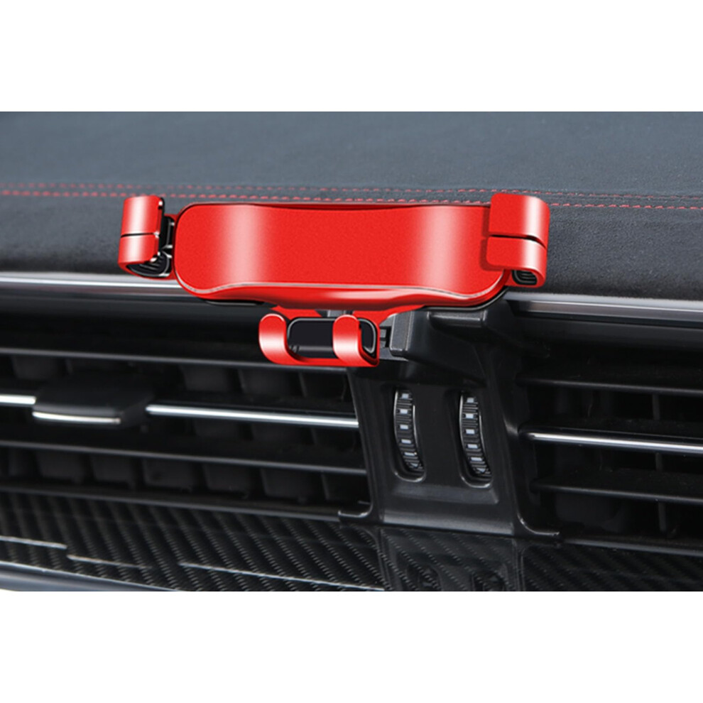 Car Phone Mount For Audi A6l A7 20192023, Adjustable 360 Rotation Vent Clip Holder, Easy Install B Red 9092120356212