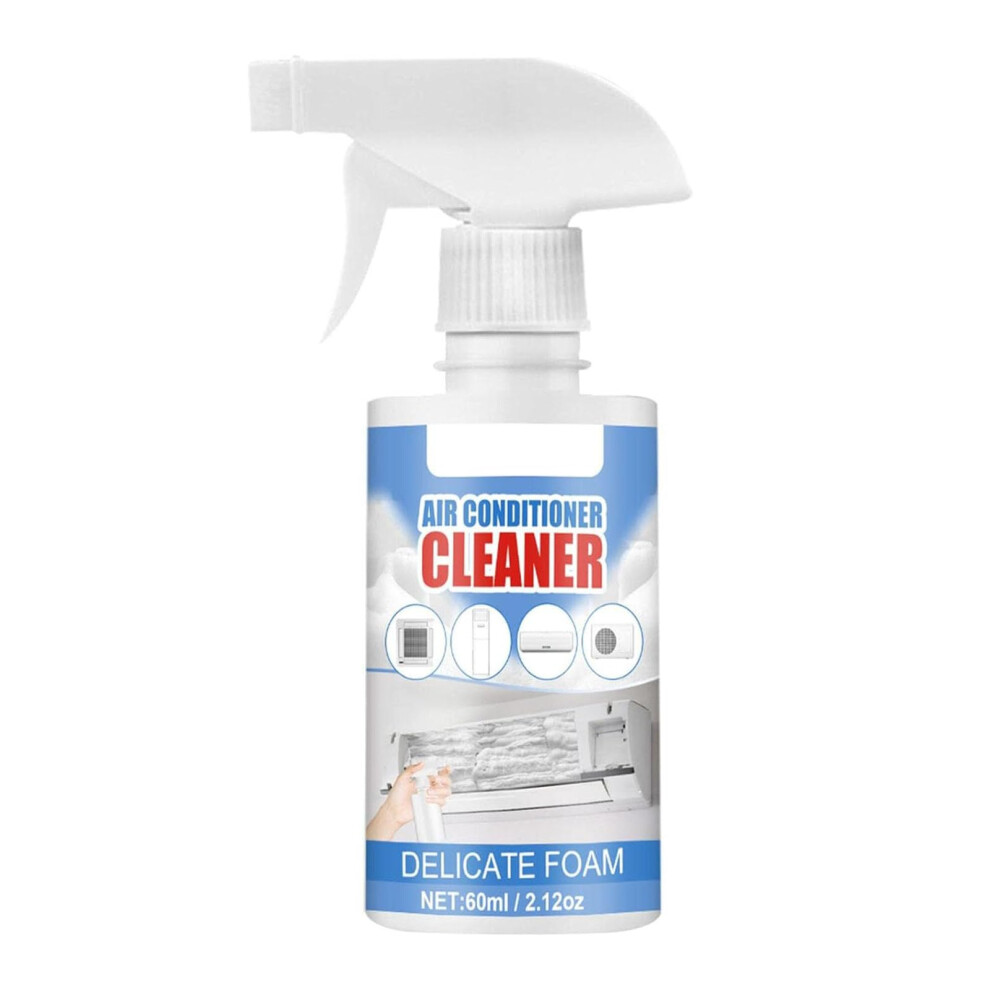 Air Conditioner Cleaner Foam 60Ml Rinse Spray For Quick Odor Removal Home And Car Use 9092120356519