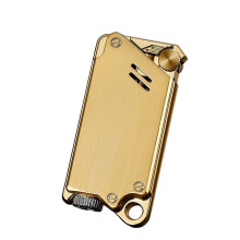 Windproof Jet Flame Butane Torch Lighter, Durable Metal Body for BBQ, Camping and Fireplace Use