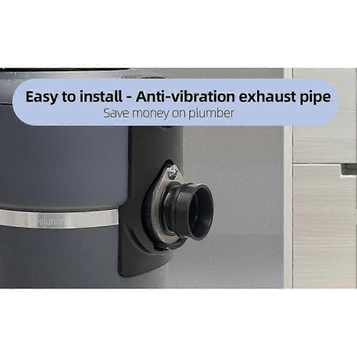75499 Flex Coupler Garbage Disposal Compatible With Insinkerator,Flex Discharge Anti-Vibration Tailpipe Mount Coupling Replace 74085 2