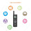 Wireless Powerpoint Presentation PPT Pointer Clicker Presenter LCD Display Green Light RF Remote Con 5