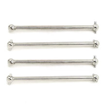 4Pcs Metal Dog Bone Drive Shaft Set for 104001 1/10 RC Car, Durable Metal Replacement Upgrade