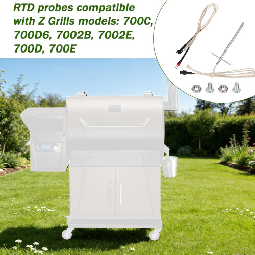 Easy Installation Wood Pellet Grills Split Temperature Probe 1