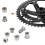 Chainring Bolts, 5Pcs Durable Lightweight Single Double Triple Chainring Bolts 2