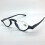 Blue Light Blocking Reading Glasses 1.5 Strength Retro Half Moon Round Computer Readers Matte Black Lightweight Frame 2