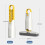 Self Squeezing Mini Foldable Mop with PushPull Design, Wet Dry Cleaning, Compact for Small Spaces 2