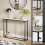Vida Designs (White & Black) Console Table With Metal Leg, Vida Designs, Modern Hallway Table 5