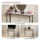 Vida Designs (White & Black) Console Table With Metal Leg, Vida Designs, Modern Hallway Table 6
