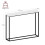 Vida Designs (White & Black) Console Table With Metal Leg, Vida Designs, Modern Hallway Table 4