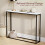 Vida Designs (White & Black) Console Table With Metal Leg, Vida Designs, Modern Hallway Table 7