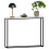 Vida Designs (White & Black) Console Table With Metal Leg, Vida Designs, Modern Hallway Table 8