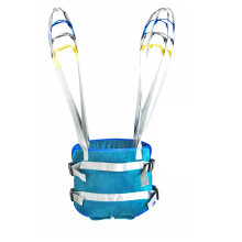 Full Body Patient Lift Sling with Head Support, Divided Leg Design, Adjustable Straps, 400Lbs Capacity for Elderly and Disabled Transfers