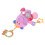 Plush Rattle: Hanging Soother - Colorful Calf 2