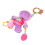 Plush Rattle: Hanging Soother - Colorful Calf 3