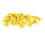 100Pcs Clip-On One Size Yellow Numbered Leg Bands 1