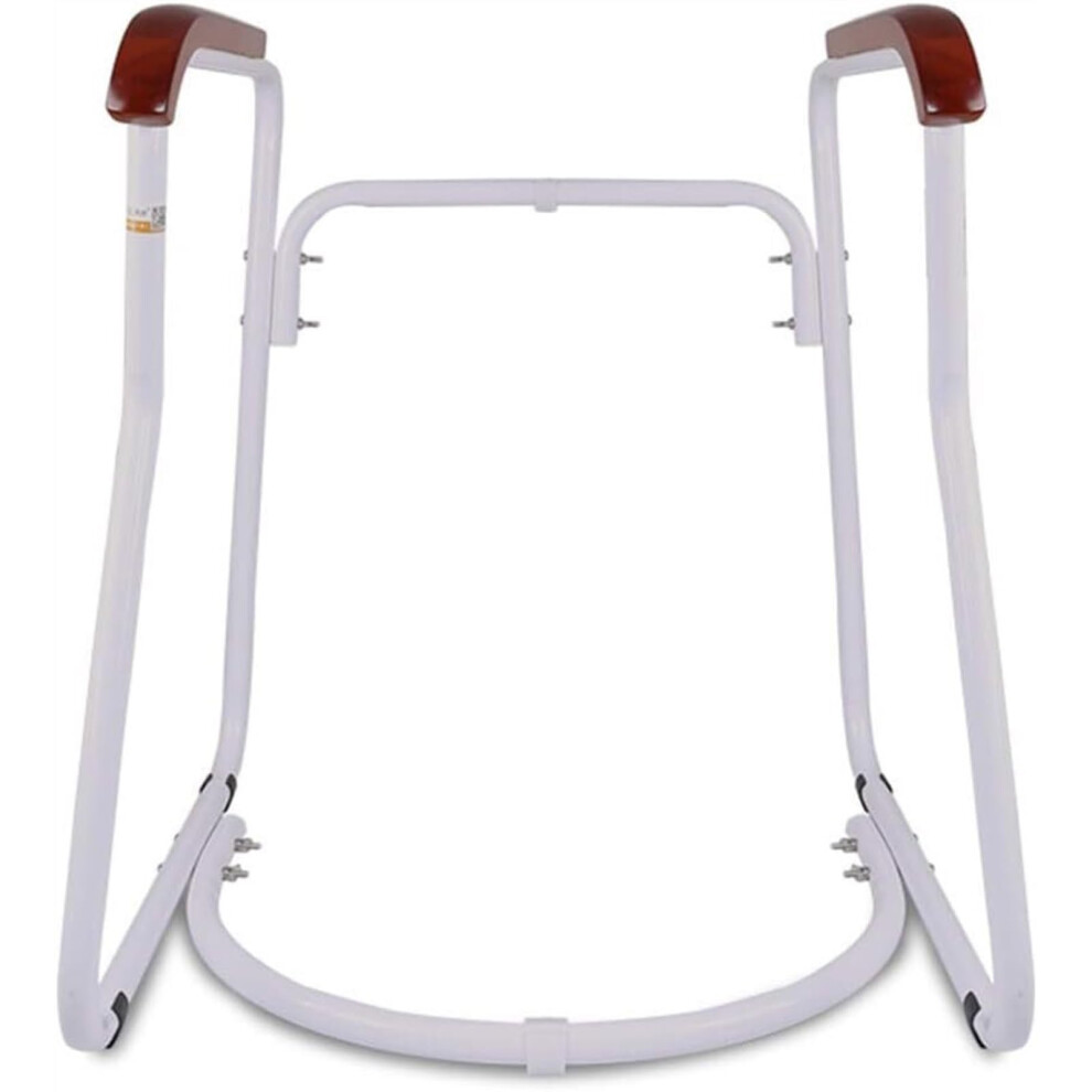 Toilet Safety Rail with NonâSlip Armrest Grip, Stable Support Frame for Elderly and Bathroom Safety