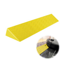 Threshold Ramp 3.5 Inch Rise NonSlip PVC Wheelchair Ramp for Doorways Home Entry Steps Yellow