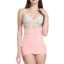 3 in 1 Postpartum Belly Band for Women Adjustable C Section Recovery Belt with Pelvic and Core Support Pink M