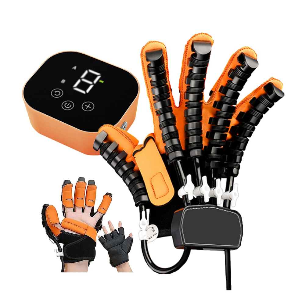 Hand Rehabilitation Robot Glove with Mirror Training Mode, Smart Control Finger Training Device for Stroke Recovery