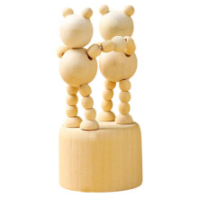 Figurines de marionnettes mobiles en bois, Statues d'animaux-5