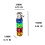 Transparent Butane Torch Lighter with LED Flashing Dice, Windproof Refillable Design and Adjustable Flame 4