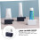 2pcs Toothpaste Squeezer and Tube Dispenser Set, Reusable Manual Winder for Efficient Use 3