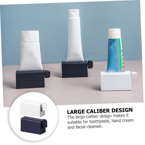 2pcs Toothpaste Squeezer and Tube Dispenser Set, Reusable Manual Winder for Efficient Use 2