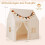 Speelhuis voor binnen met antislipmat, beige 3