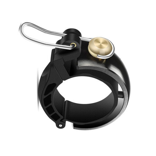 Classic Hidden Bicycle Bell: Clear Sound, Compact Design Black 2