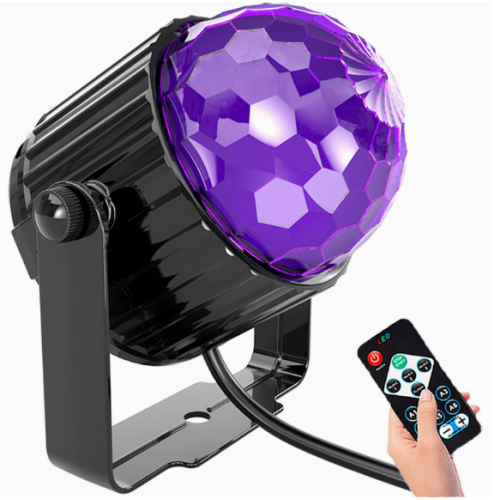 Disco Ball Light Remote Control USB Powered DJ Decoration Home Use for Party Dance