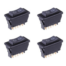 4X Universal Electric Power Window Button 5 Pin 20A 12VDC for Car Truck Vehicle